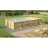 Weka Massivholzpool 595 650 x 500 x 203 cm Folie sand/mosaik