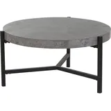 Beliani Bonita Grau Eiche 70 x 42 x 70 cm