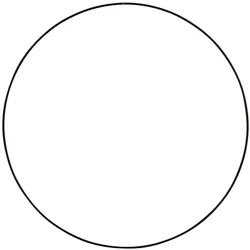 Deko-Ring Hoop, schwarz Metall, Durchmesser 50 cm