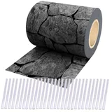 Plantiflex Sichtschutzfolie 35 m Stein-Anthrazit PVC