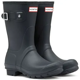 Hunter Original Short Damen Kurzschaft Gummistiefel, Blau