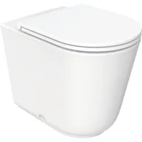 WELLTIME Tiefspül-WC WELLTIME "Cascata Design", nano weiß, B:36cm H:43cm