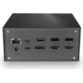 Lindy DST-Pro 101, USB-C Laptop Dockingstation mit 4K-Unterstützung und 100W Netzteil