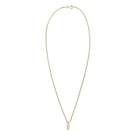 Elli DIAMONDS Halskette Klassisch Elegant Diamant (0.075 ct.) in 585 Gelbgold