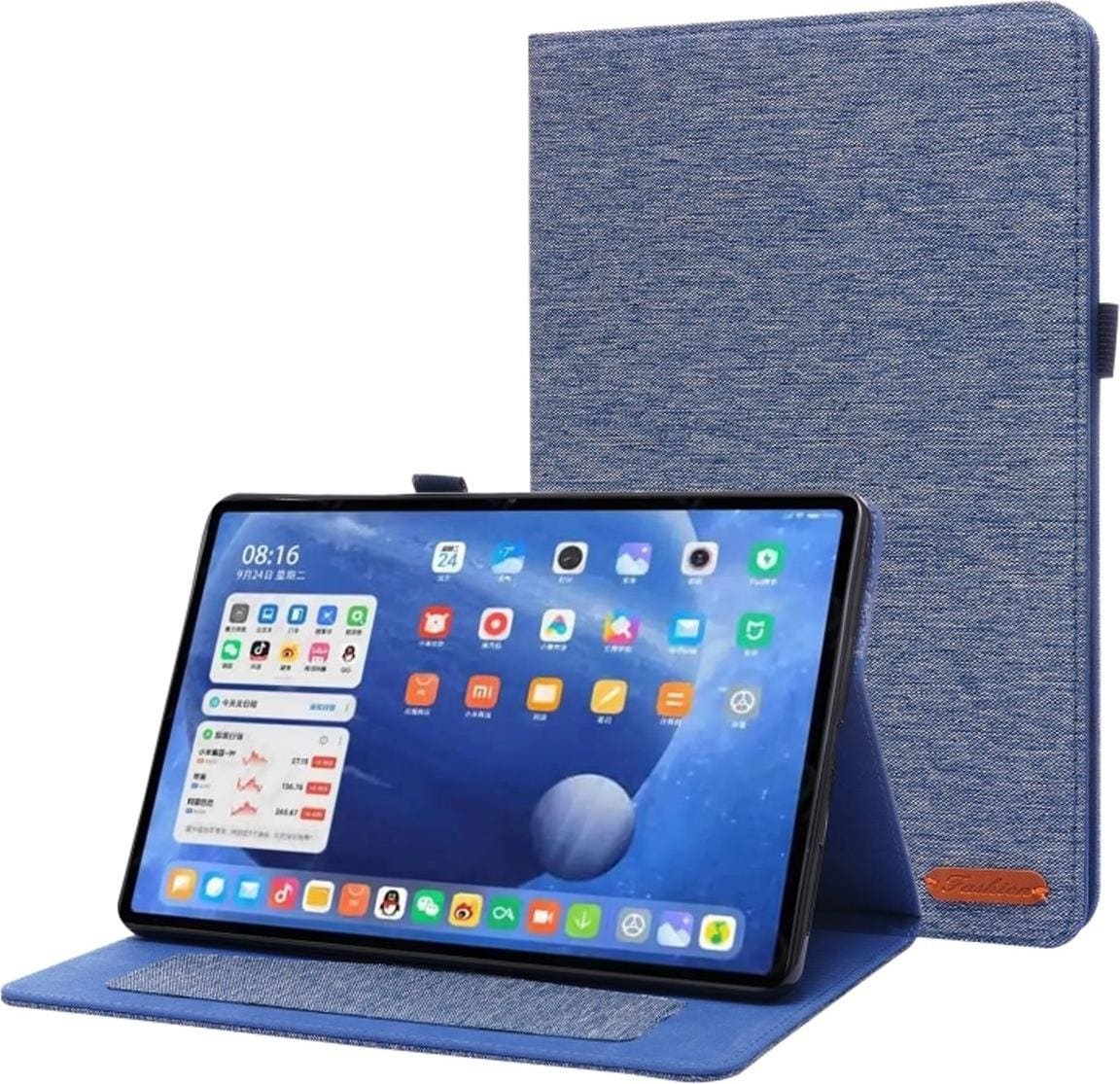 König Design Schutz Hülle für Xiaomi Mi Pad 5 / Pad 5 Pro Smart Cover Case Etui Tablet Tasche (Pad 5 Pro, Mi Pad 5), Tablet Hülle, Blau