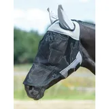 Busse Fliegenmaske FLY COVER PRO Warmblut grau/schwarz