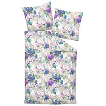JANINE Carmen S Floral Blau 135 x 200 cm + 80 x 80 cm