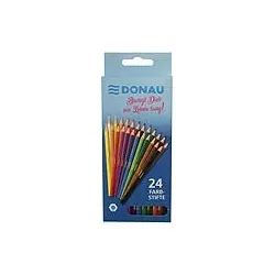 DONAU Farbstifte 24ST Karton-Etui 3810001-99