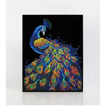 needleart world (hong kong) ltd. Diamond Painting Neon Pfau