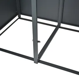 Westmann Mülltonnenbox Status 330 x 116 x 80 cm grau