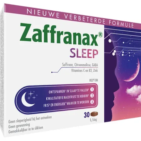Zaffranax Sleep Schlaf Müdigkeit Stressmomente 30 Tabletten