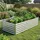 Relaxdays Hochbeet 57 x 240 x 60 cm Silber