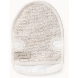 Waschies Peelinghandschuh für Peeling & Reinigung Beige 2er Set
