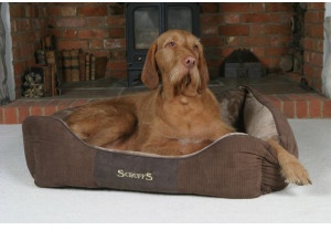 Scruffs Chester Box Bed hondenmand Chocolate (bruin)  L