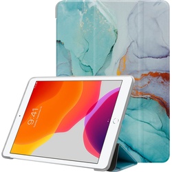 Cadorabo Tablet Book Hülle Bunter Marmor (iPad Pro 10.5), Tablet Hülle, Grün