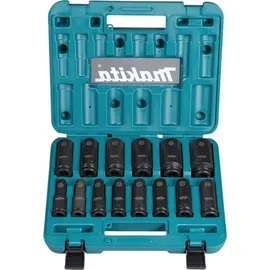 Makita Makita, Bohrmaschine + Akkuschrauber, DTW 701 Z Akku Schlagschrauber 18 V 700 Nm 1/2" Brushless Steckschlüssel Set 14 tlg. - ohne Akku, ohne Ladegerät