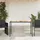 vidaXL Gartentisch mit Akazienholz-Platte 115 x 54 x 74 cm Schwarz