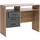 MCW Schreibtisch MCW-P43, Bürotisch Computertisch, 3 Schubladen MDF 75x100x40cm ~ Rivera-Eiche-Optik, dunkelgrau