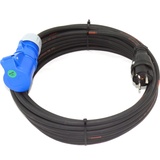 PCE Schuko Vollgummi auf CEE Adapter TITANEX H07RN-F 3G1,5 3x1,5 50m
