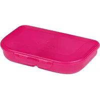 Herlitz Lunchbox 11415296, Kunststoff, Brotdose mit 2 Fächern, 23 x 4 x 15,5 cm