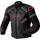 RST S1 D3O Lederjacke perforiert Schwarz/Rot 54