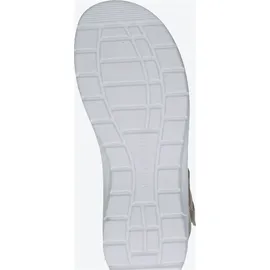 CAPRICE Riemchensandale Damen Beige/Weiß 38