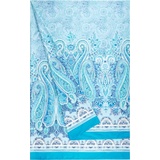 BASSETTI MERGELLINA Foulard aus 100% Baumwolle in der Farbe Ocean Blue B1, Maße: 270x270 cm