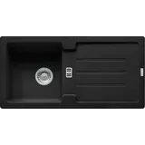 Franke Einbauspüle Strata STG 614-86 Fragranit+, Hand-betätigt, Black Matt - Schwarz