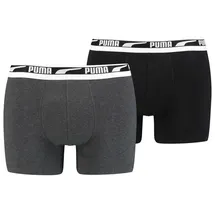 Puma Herren Boxer Unterwäsche, Grau, XL (2er Pack)