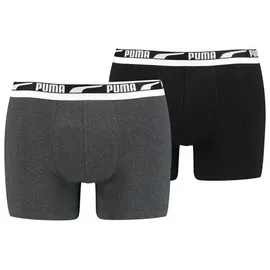 Puma Herren Boxer Unterwäsche, Grau, XL (2er Pack)