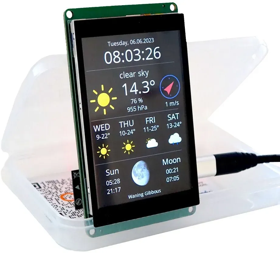 ThingPulse ESP32 WiFi Color Display Kit Grande