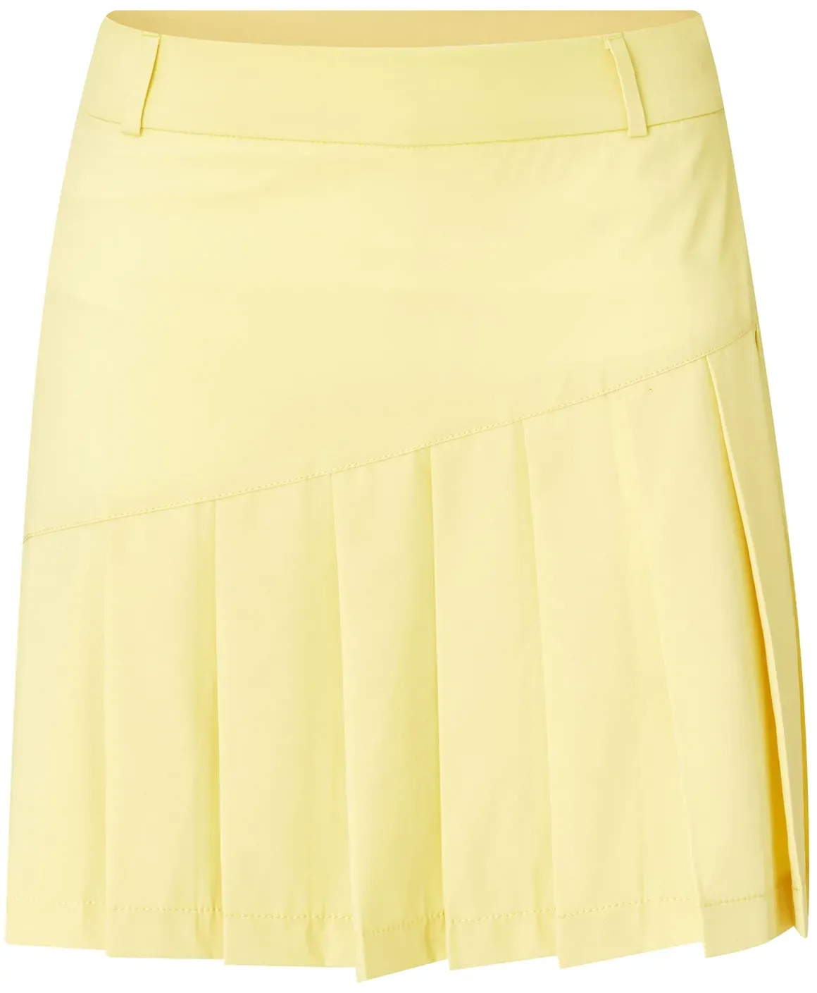 Cross Skort Solid Pleat, gelb