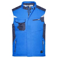 Craftsmen Softshell Vest - STRONG - Professionelle Softshellweste mit warmem Innenfutter blau, Gr. XXL