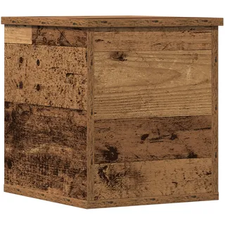 vidaXL Aufbewahrungsbox mit Deckel Altholz 30x35x35 cm Holzwerkstoff