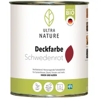 Ultra Nature Deckfarbe Schwedenrot 0,75 l