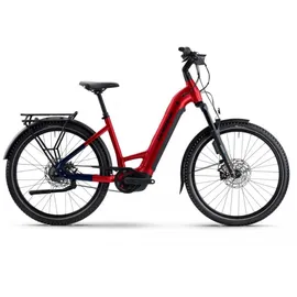 Haibike Trekking 9 Low 2025 27,5 Zoll RH 38 cm dynamite red/blue