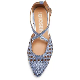 Gioseppo Damen Leskovic Flaches Ballett, blau, 36 EU