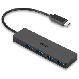 iTEC i-tec Advance Slim USB-Hub, 4x USB-A 3.0, USB-C 3.0 [Stecker] (C31HUB404)