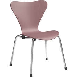Fritz Hansen - Serie 7 Kinderstuhl, Chrom / wild rose