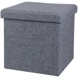 URBAN LIVING WÜRFEL TISSUE SITZTASCHE BEWEGLICH LIN 37,5XH37,5CM