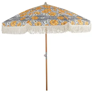 Brafab Blumentopf Sonnenschirm Gatsby geblümt blau|bunt