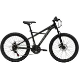 HUFFY Korros Mountainbike 24", schwarz - Schwarz