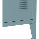 [en.casa] Nachttisch, Inari Türgriff links Stahl Graublau