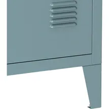 [en.casa] Nachttisch, Inari Türgriff links Stahl Graublau