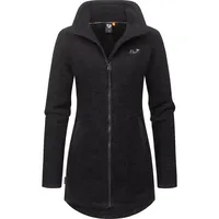 Ragwear Damen weiche Strickjacke Übergangsjacke mit Teddy-Fleece Miram Melange