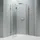 Bernstein Duschkabine Bernstein Ex415 Fünfeckdusche Nano Echtglas 90x90x195cm inkl. Duschtasse
