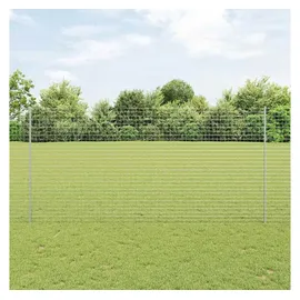 vidaXL Zaunpfosten 150 x 0 cm Silber/Stahl