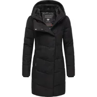 Ragwear Wintermantel "Pavla Coat", Damen, Gr. XL (42), schwarz, Obermaterial: 100% Polyester. Innenfutter: 100% Polyester. Wattierung: 100% Polyester, tailliert ca.