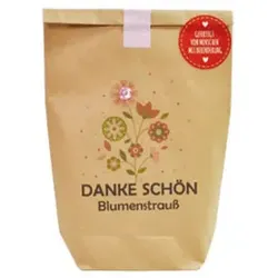 WUNDERLE Wundertüte Danke schön Blumenstrauß 63708 14x21 cm