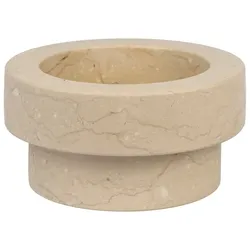 Mette Ditmer - Marble Kerzenhalter, low, sand